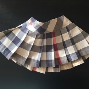BURBERRY Baby: Beige "Nova Check" Skirt